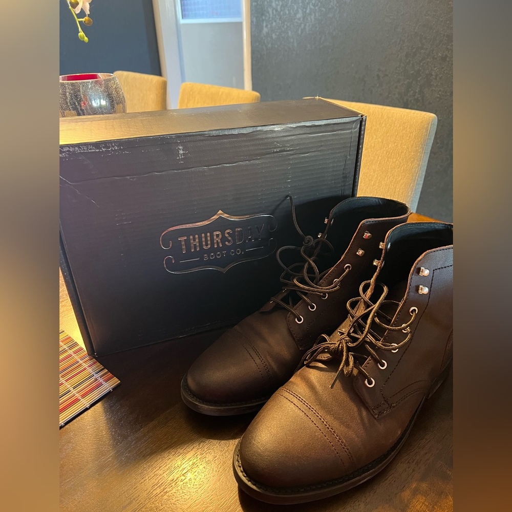 Thursday Boot Company Man’s shoes. Size 12. Only been worn 2 times.
